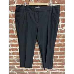 Michael Kors Women's Black Gramercy Fit Dress Pants Size 20W